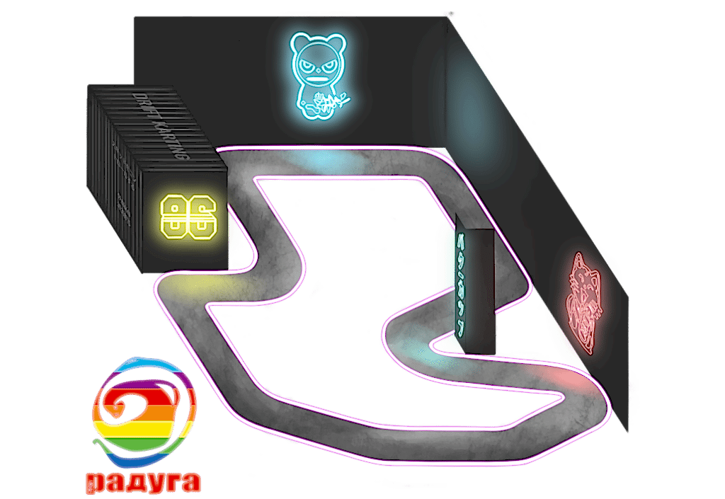 Drift karting ТРК Астана радуга